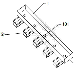 A flue gas treatment system and treatment method in a pvc glove production workshop