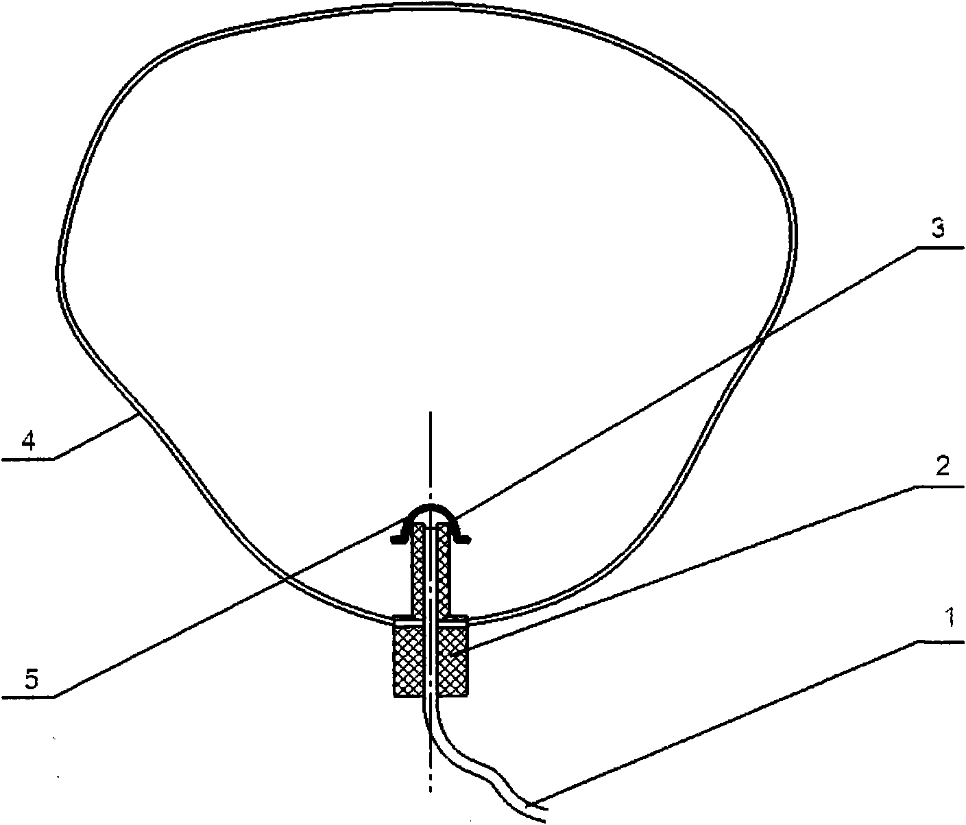 Laser hyperlipoidemia therapeutic instrument safety device