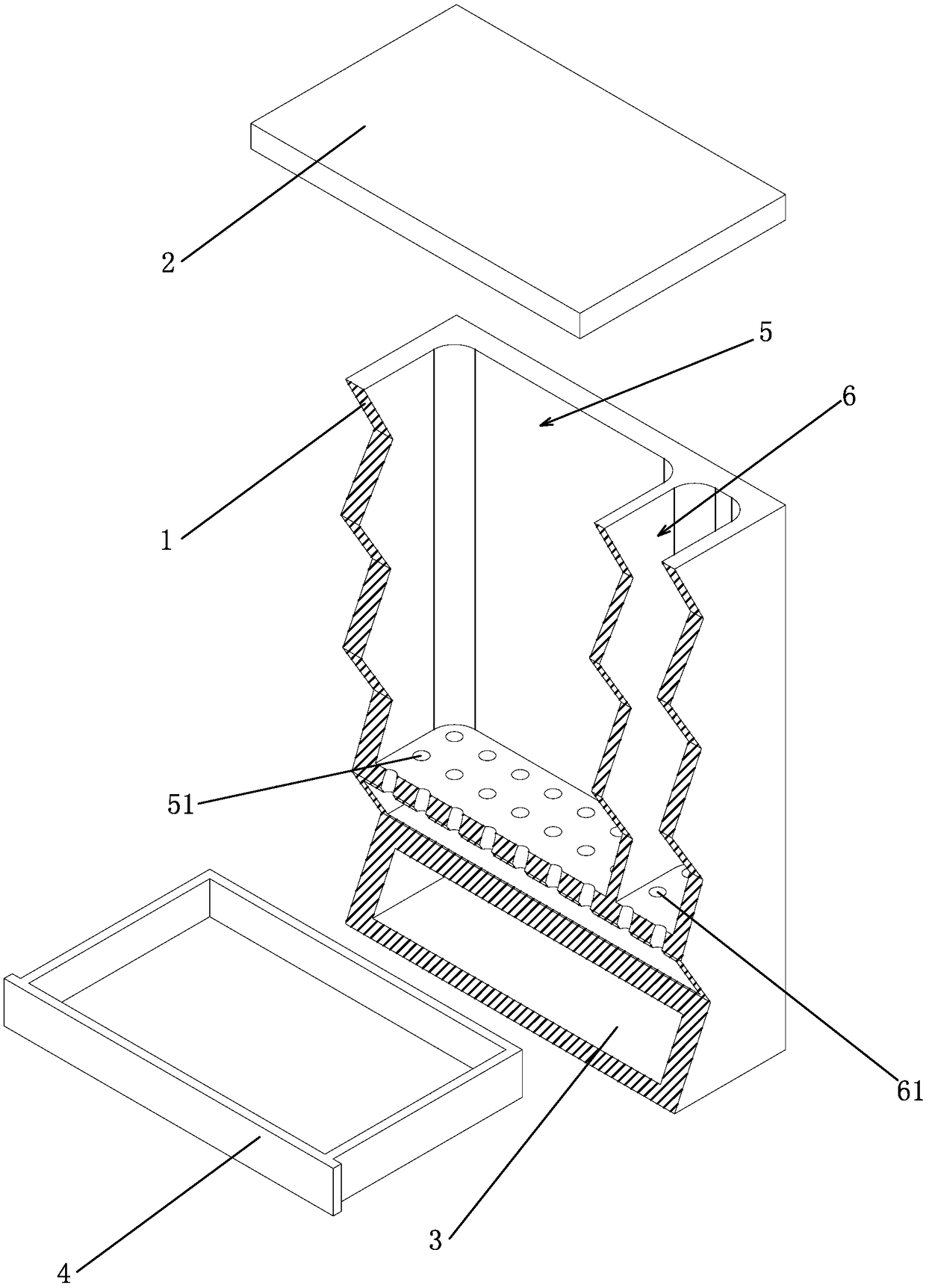 Resource utilization method for kitchen garbage and refrigeration retain-freshness device