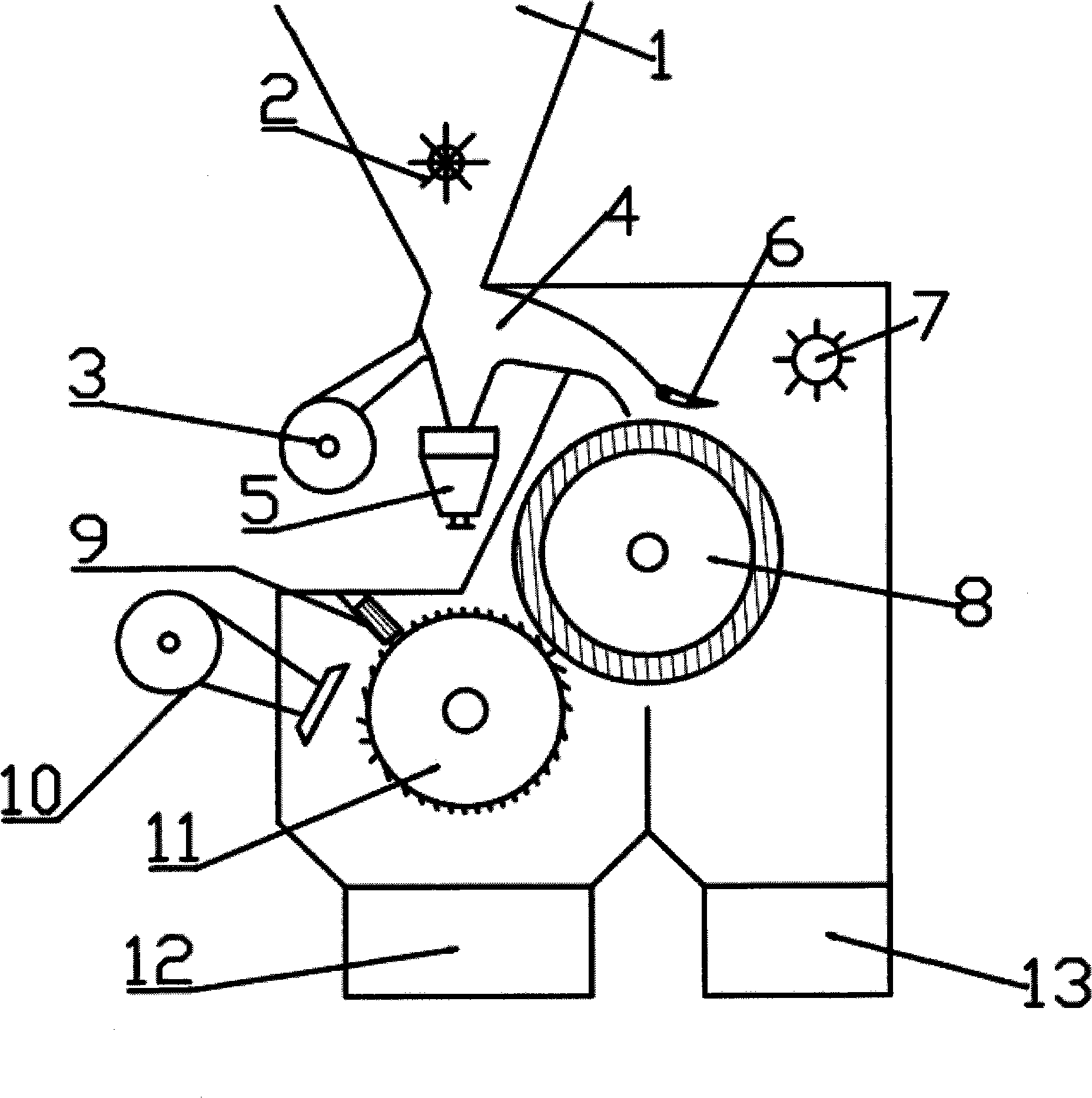 Cotton cleaning method and processing device thereof