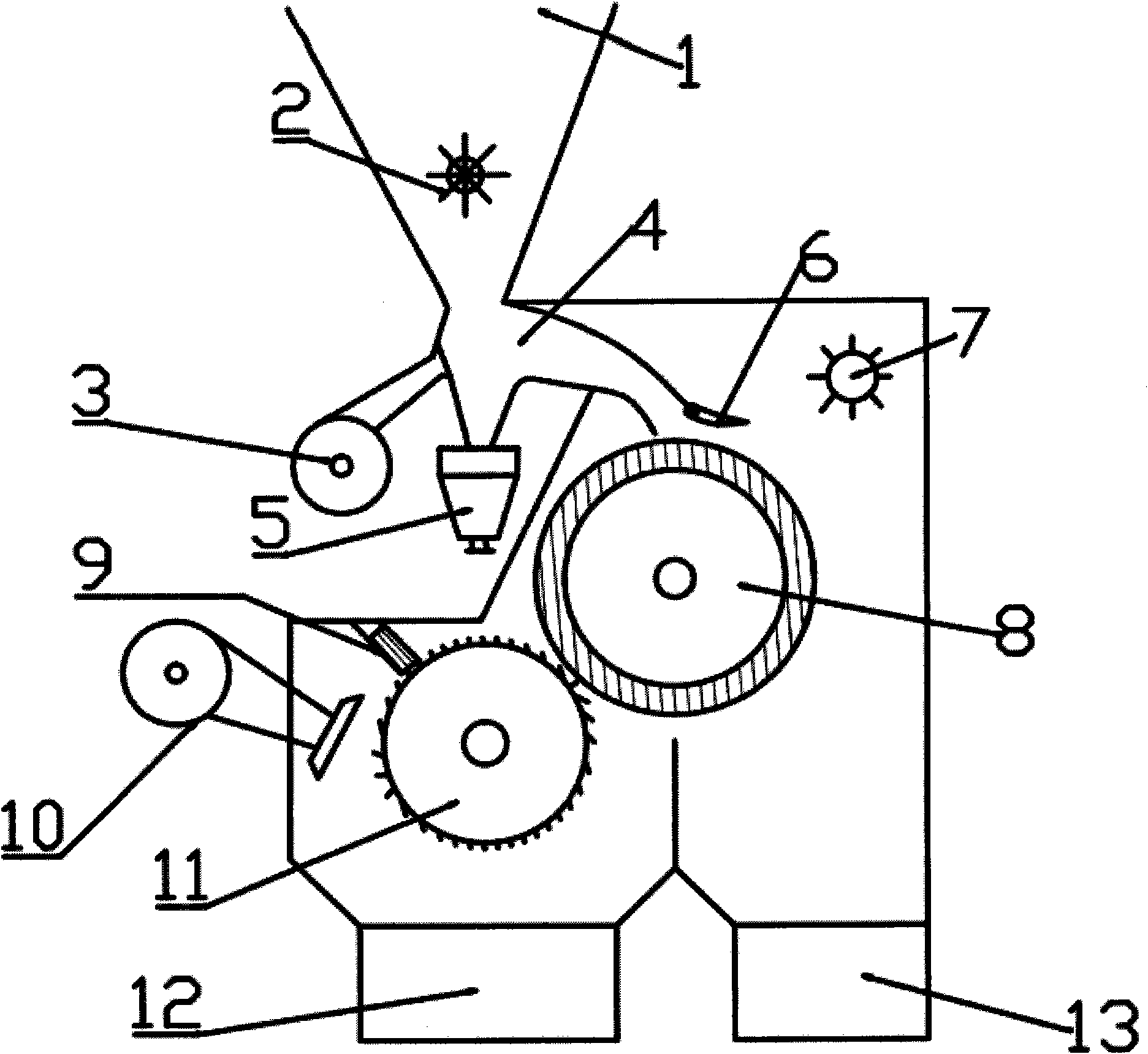 Cotton cleaning method and processing device thereof