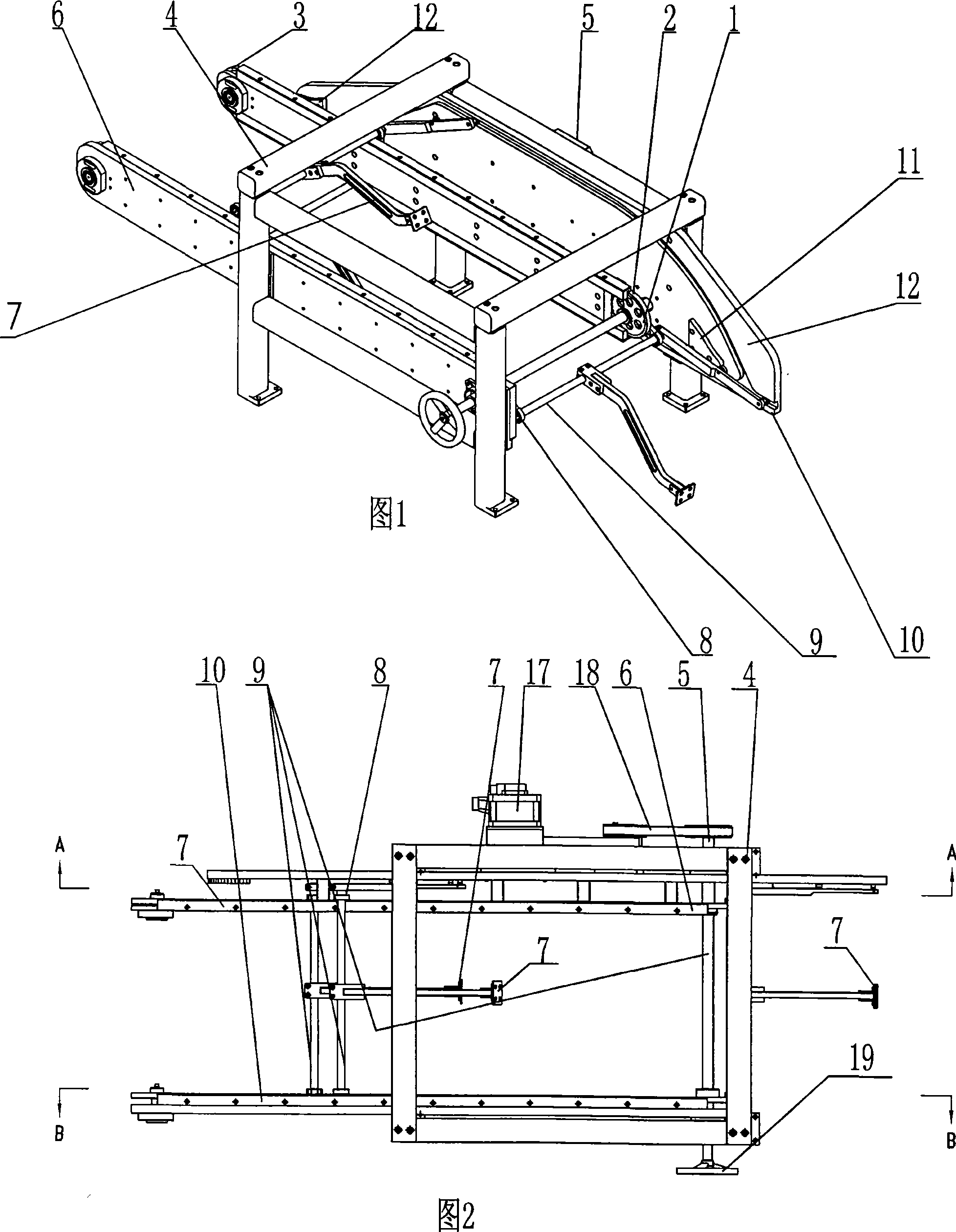 Pushing apparatus for packaging disposal sanitary article