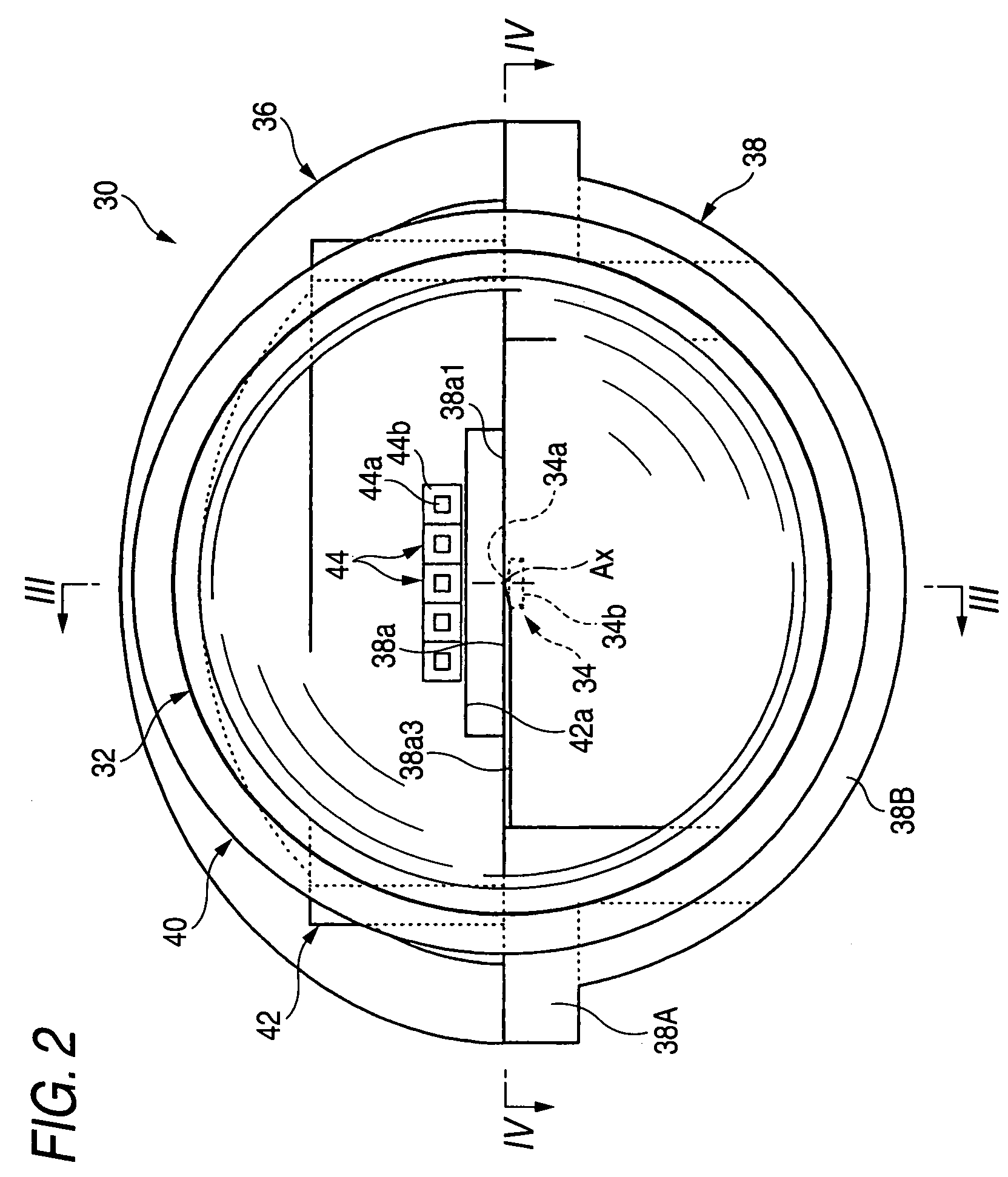 Lamp unit of vehicle headlamp