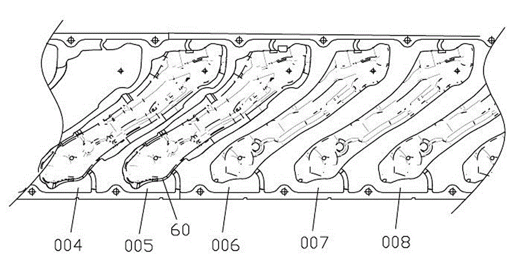 Molding process of car seat back side panel