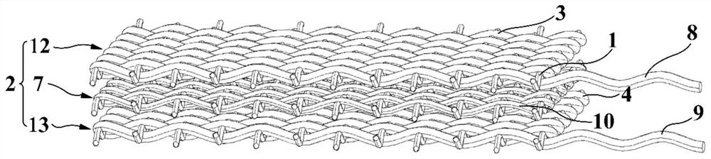 A flexible fabric pressure and strain composite sensor