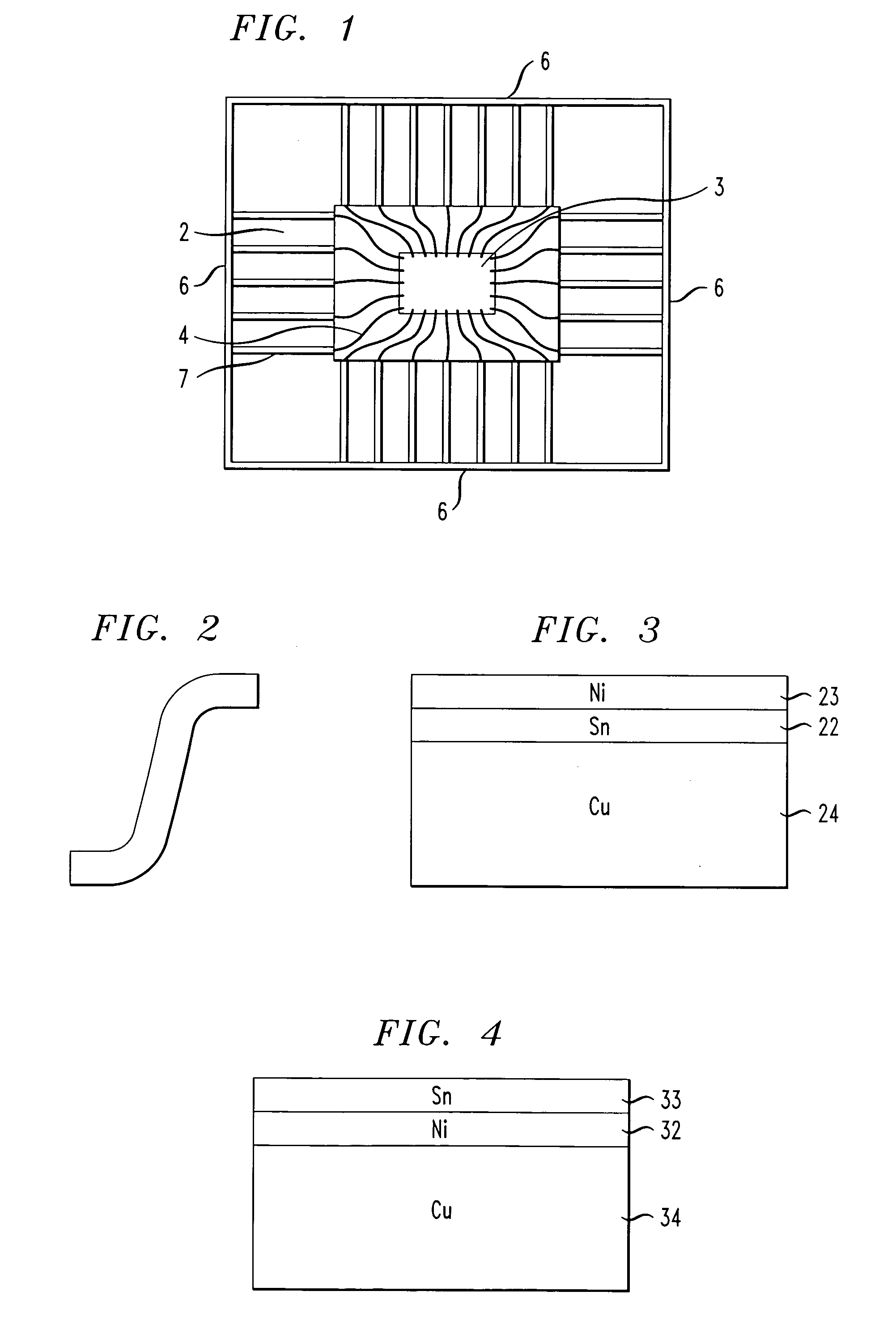 Whisker-free lead frames