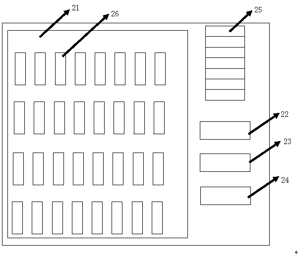 Unattended plate blank warehouse intelligent tracking management control device