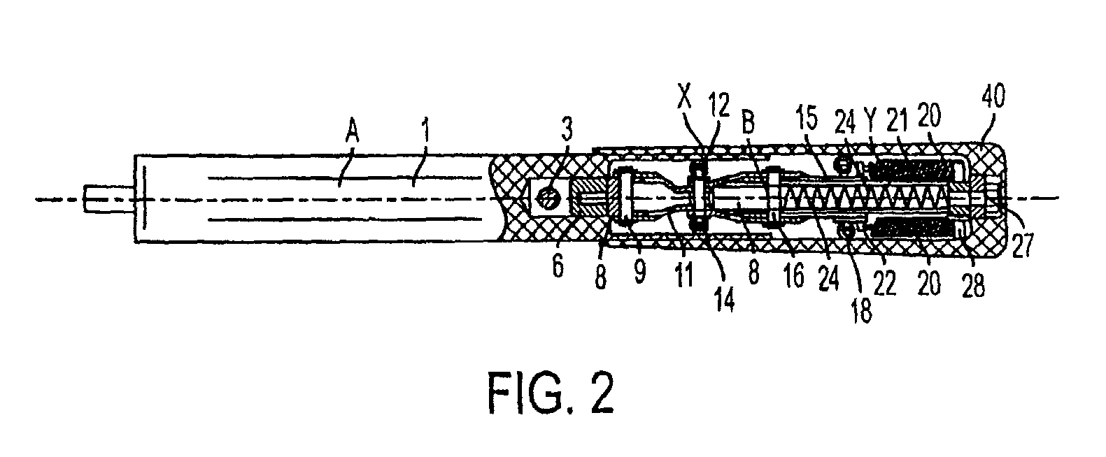 Hunting rifle recoilless buttstock