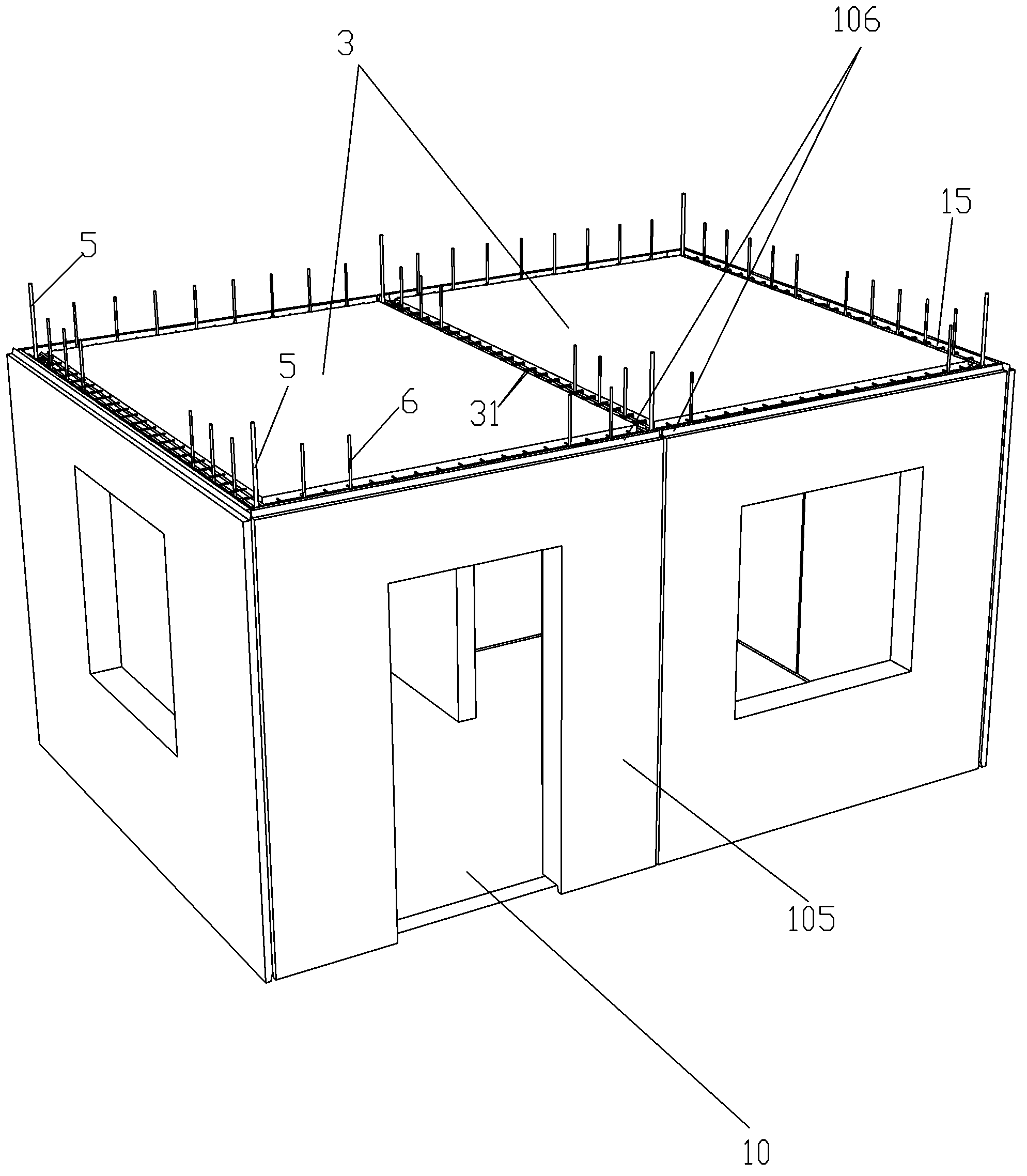 Prefabricated house wallboards, fully prefabricated house using wallboards, and installation method for fully prefabricated house