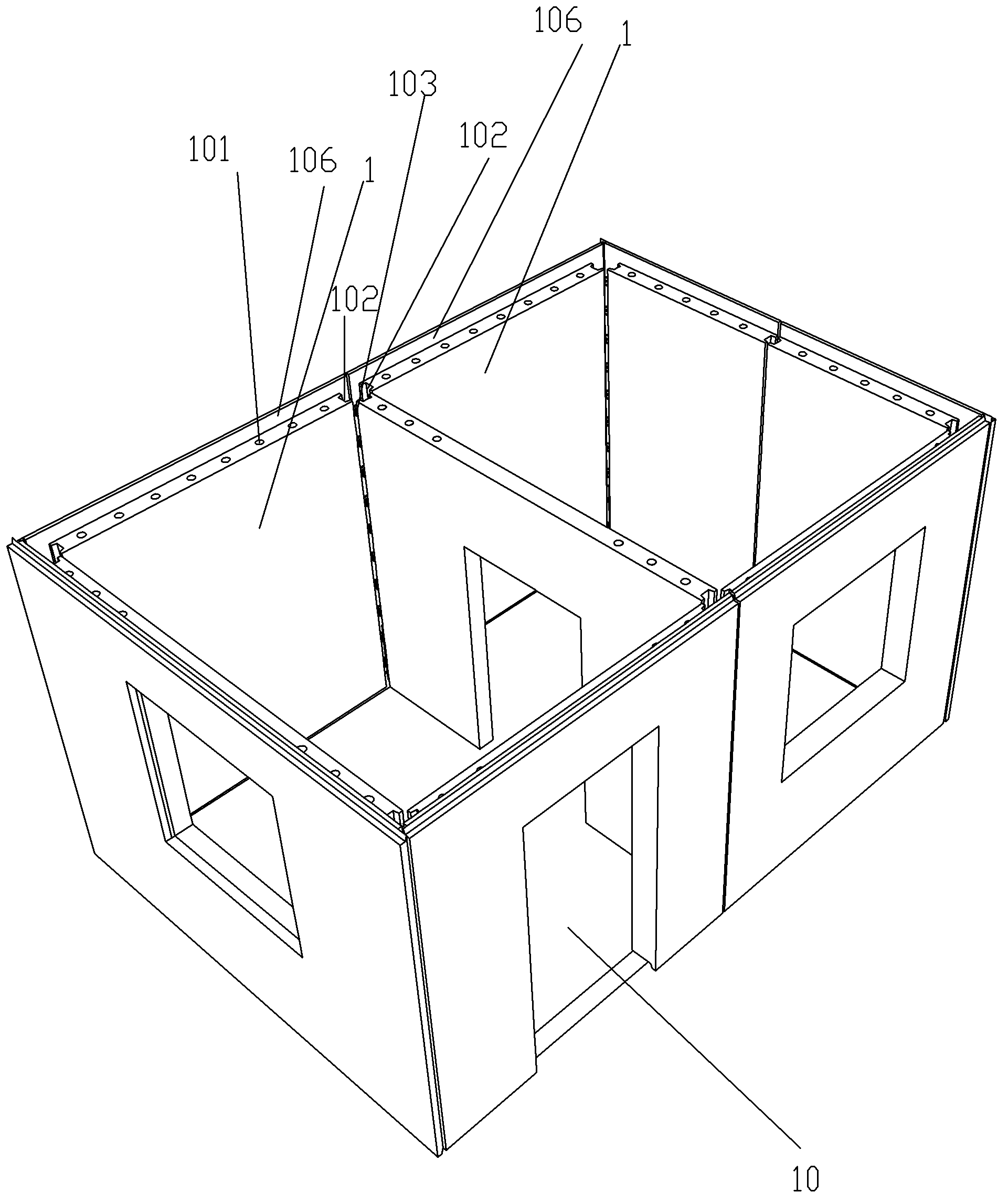 Prefabricated house wallboards, fully prefabricated house using wallboards, and installation method for fully prefabricated house