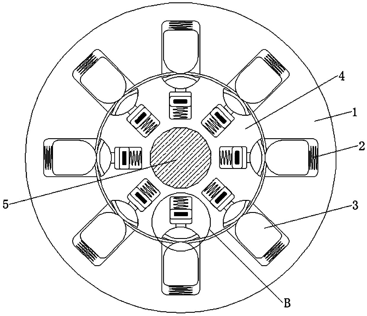 Cement stirrer with motor protection function