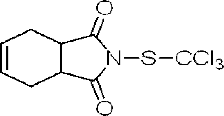 Sterilization composite containing orthocide and triazole compounds