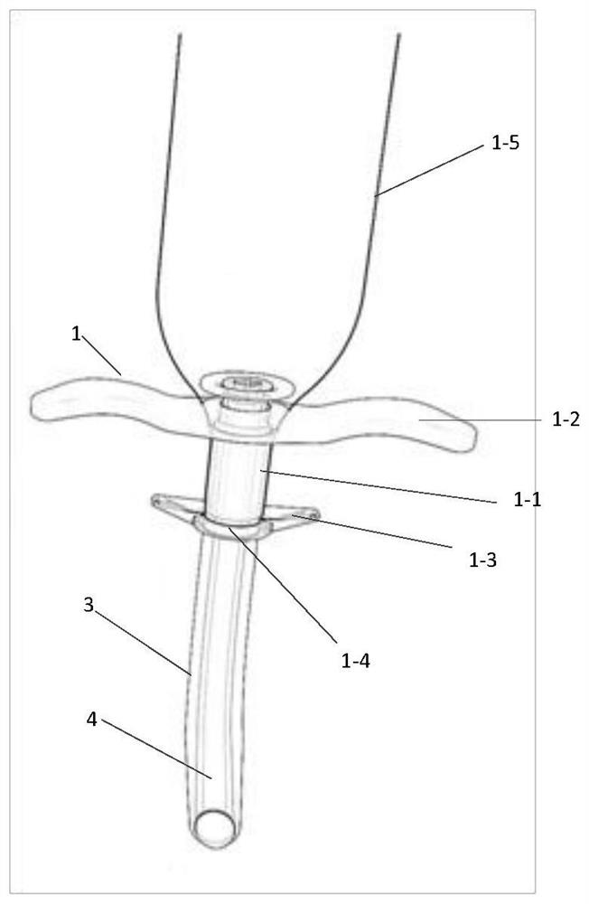 Indwelling closed type safe plastic tracheostomy tube device