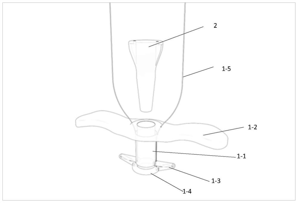 Indwelling closed type safe plastic tracheostomy tube device