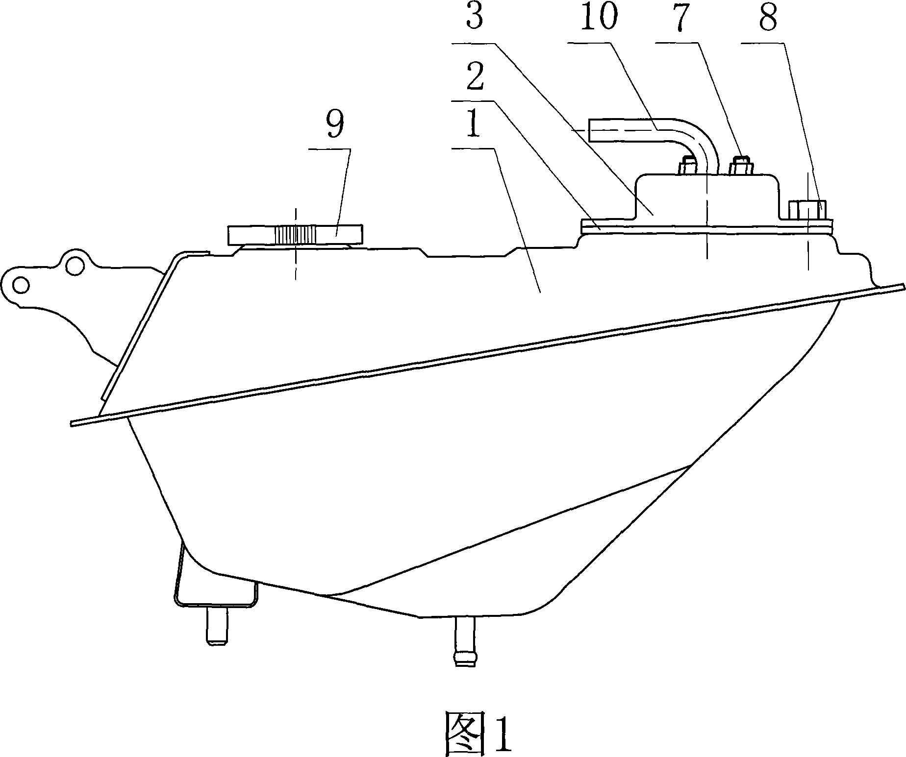 Inner concealed oil cell of two-wheel motorcycle preventing ventilation hole from spilling oil