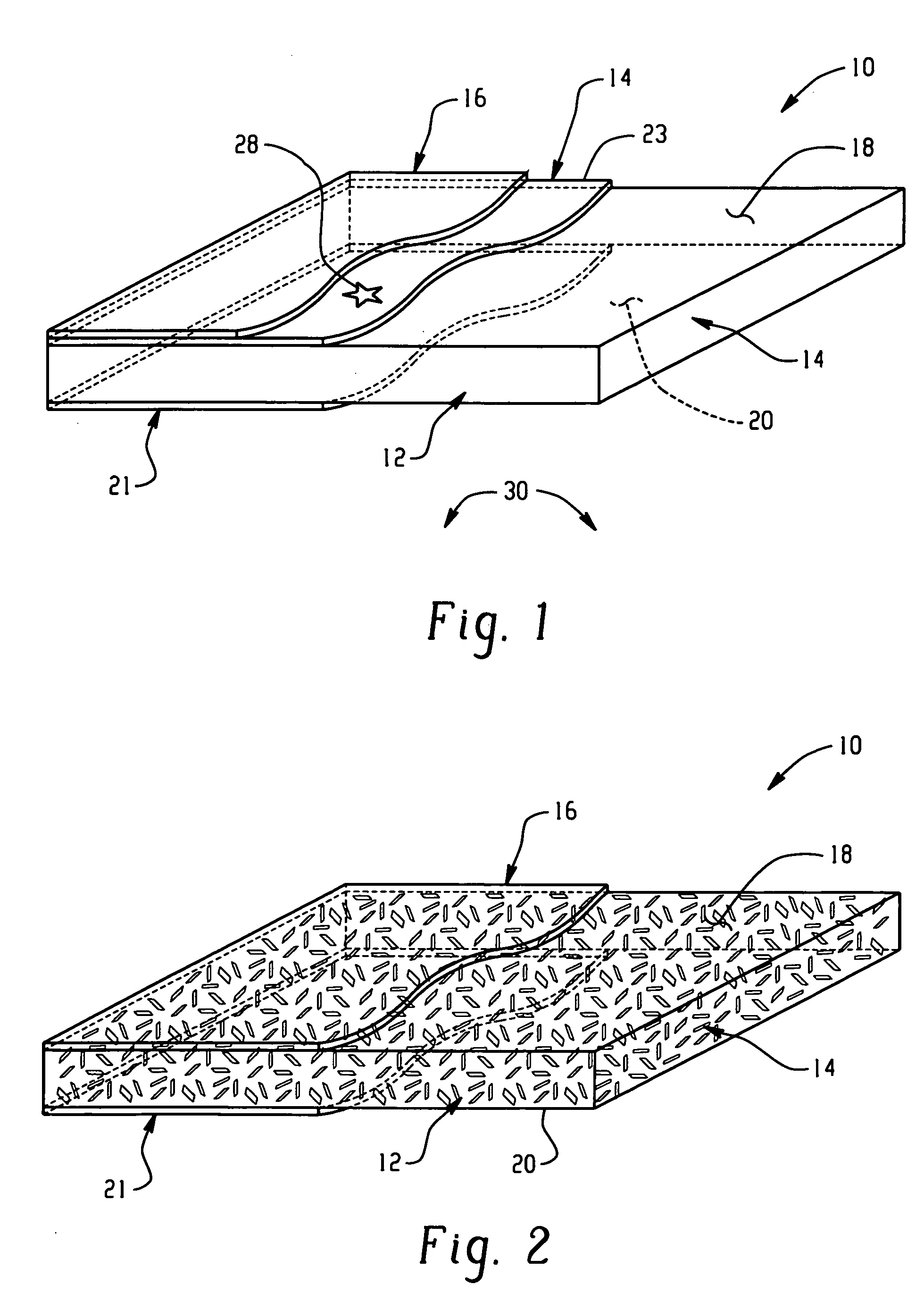 Phosphorescent interior panel