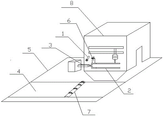 Novel textile bag hemming machine