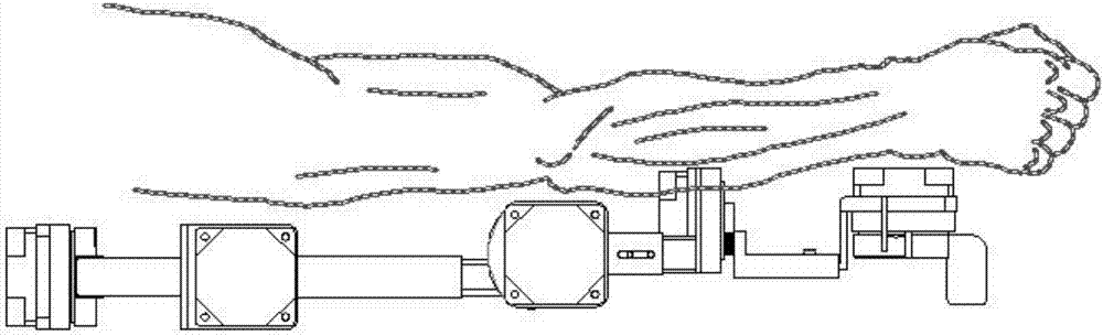 Auxiliary power upper limb exoskeleton