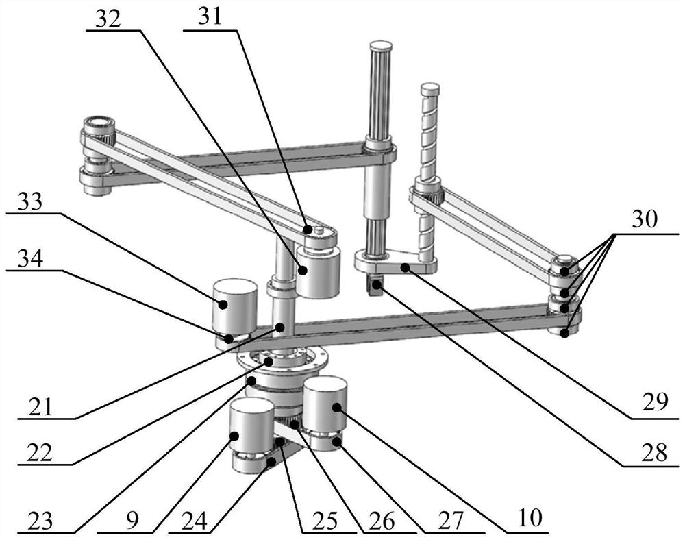 A scara high-speed parallel manipulator with partial decoupling and dynamic balance characteristics