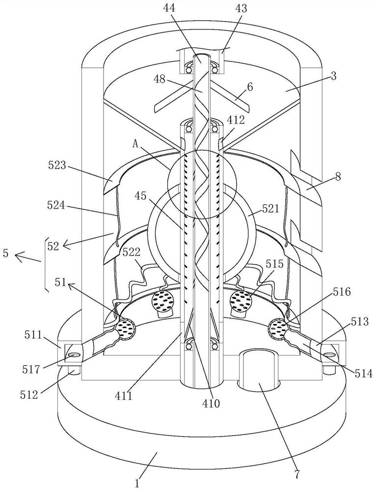 Fiber dispersion device and method for papermaking based on fluid mechanics