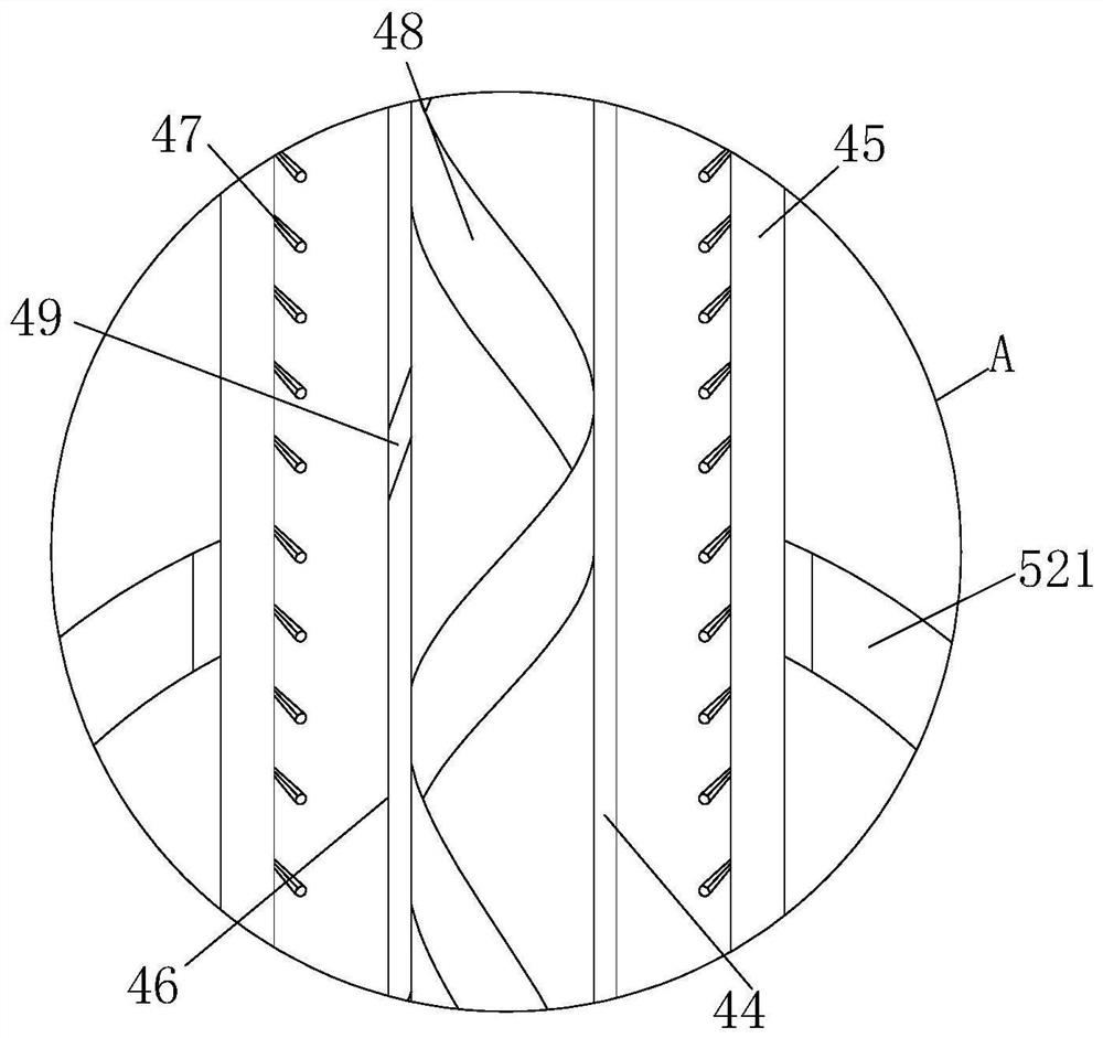 Fiber dispersion device and method for papermaking based on fluid mechanics