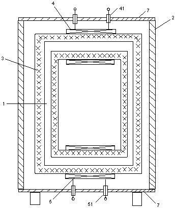 Cascade high-potential energy supply device