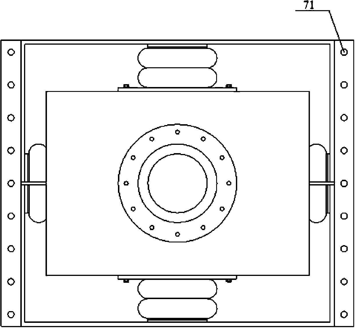 Three-way low-frequency variable-rigidity variable-damping tuned mass damper