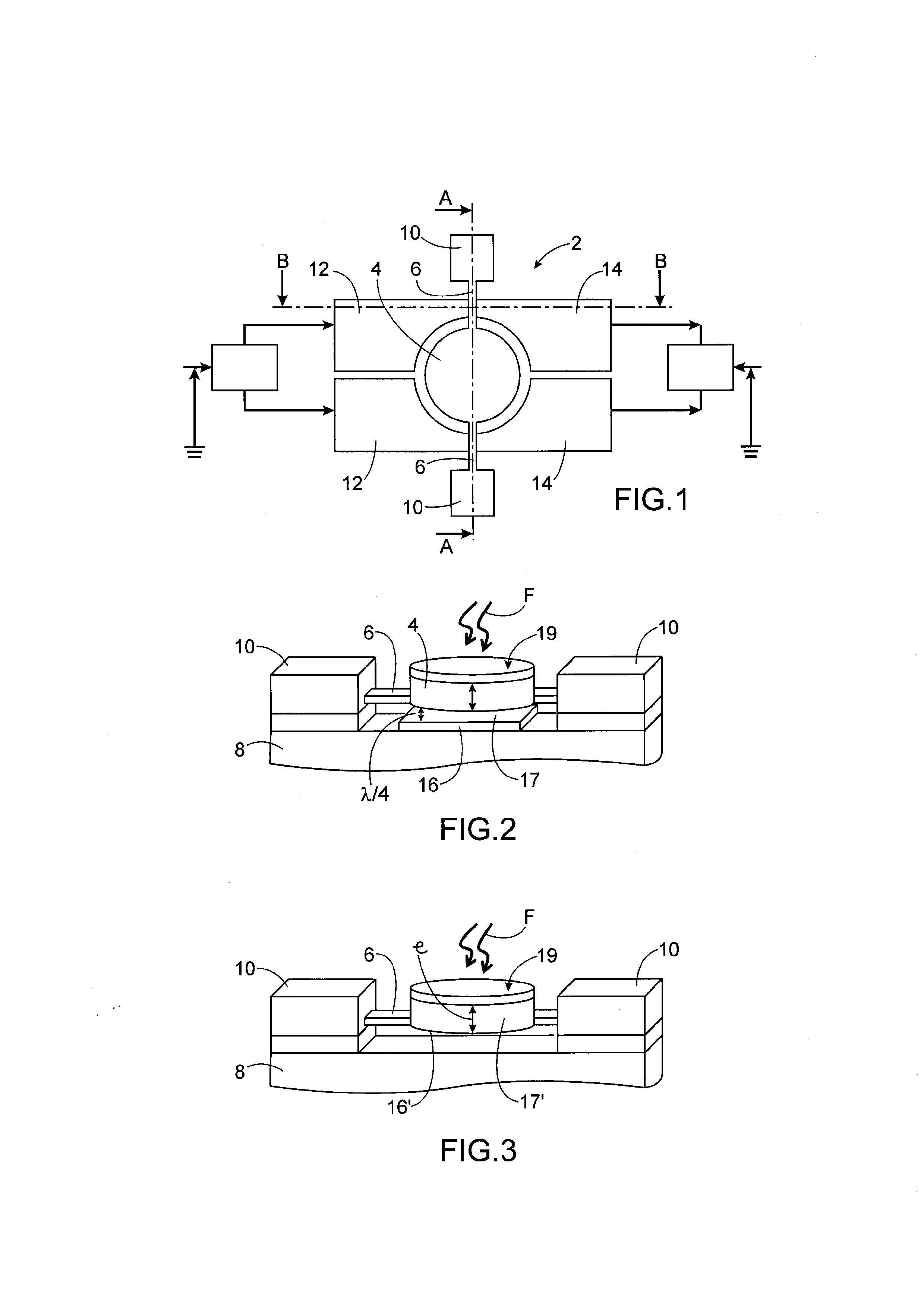 Bolometer having frequency detection