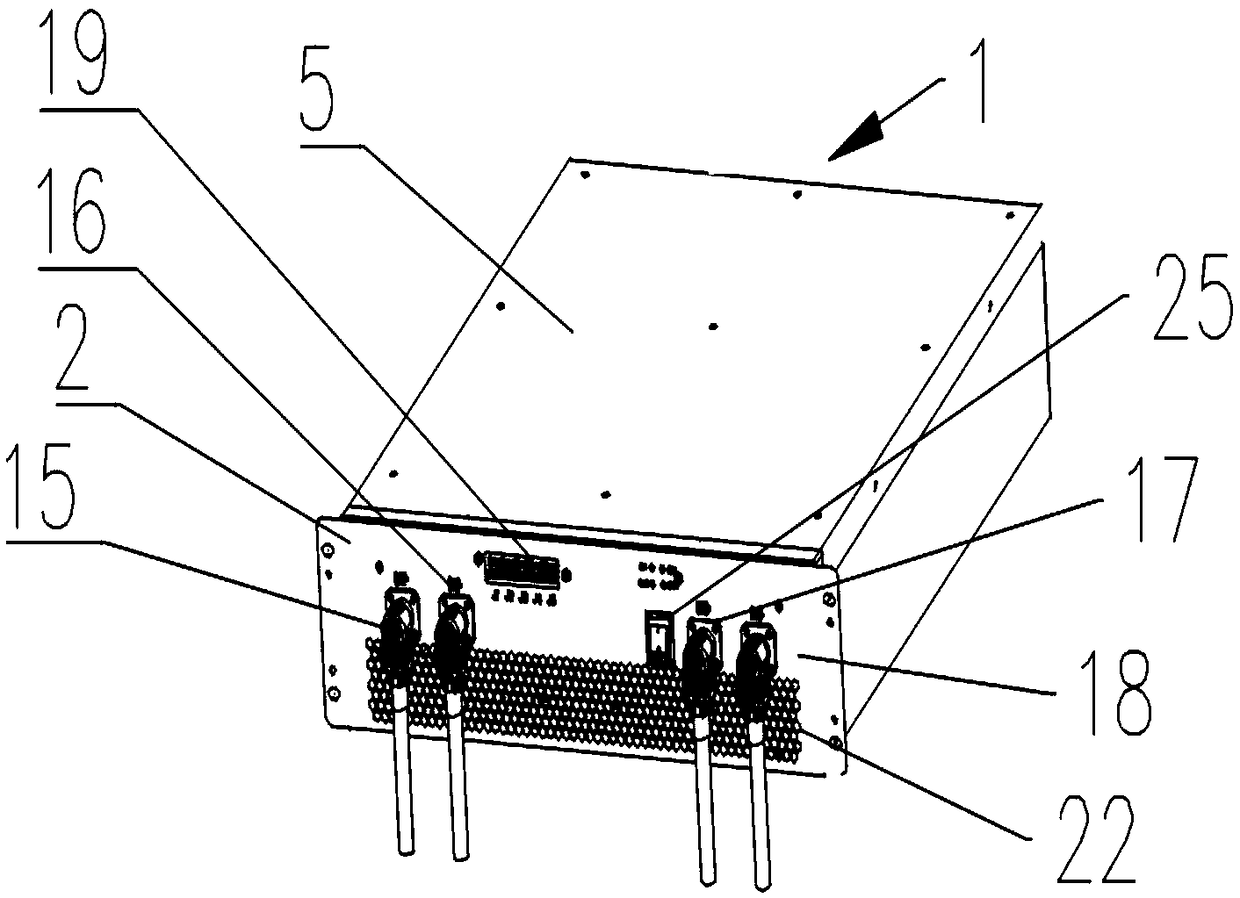 A standard case structure for a DC-DC power module