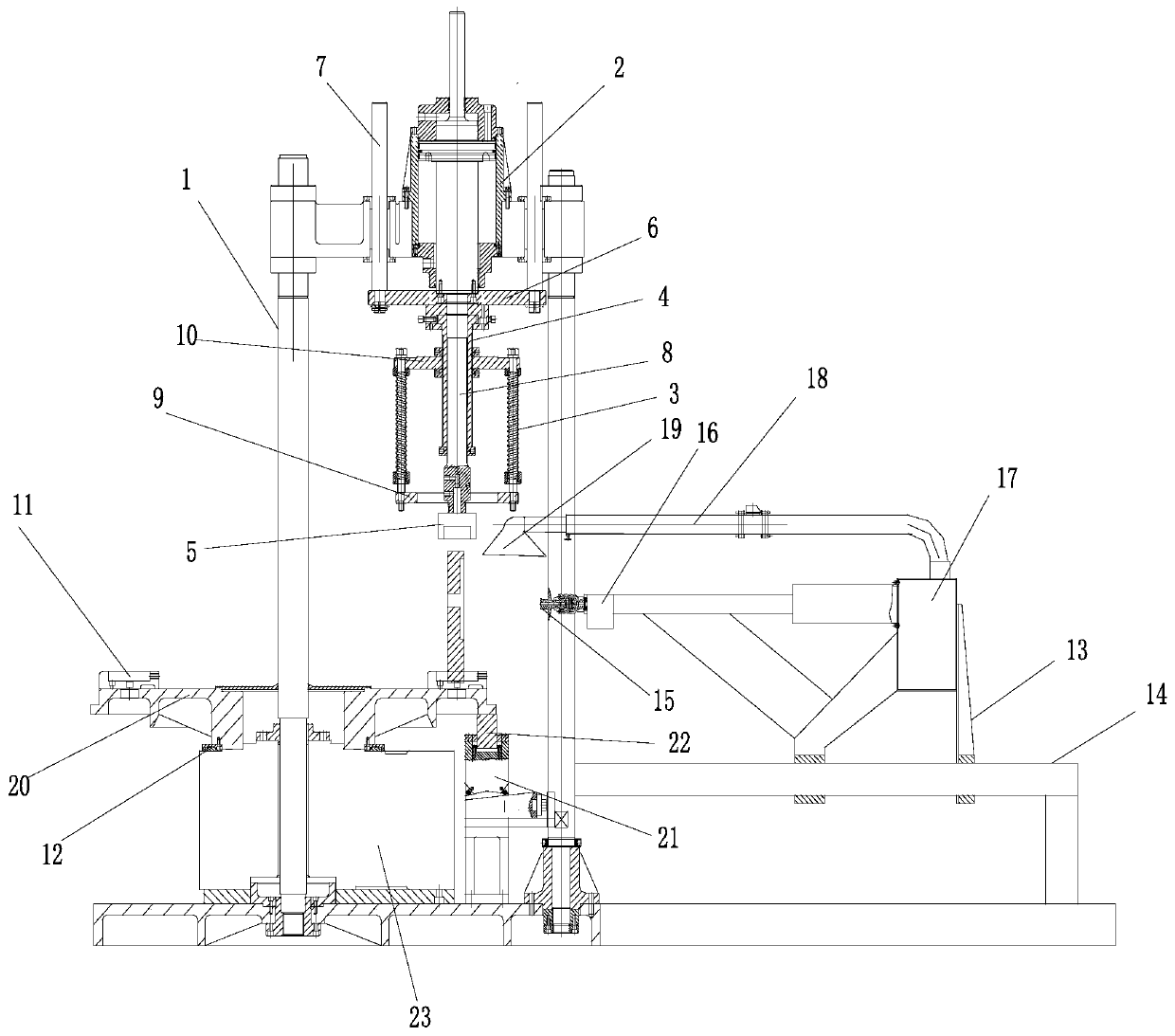 Automatic grinding device for tension clamp parts