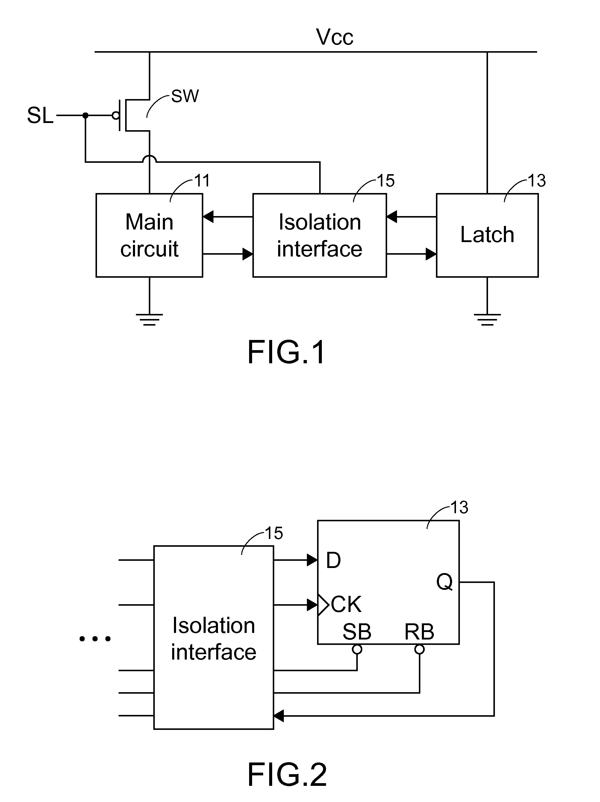 Data-retention latch for sleep mode application