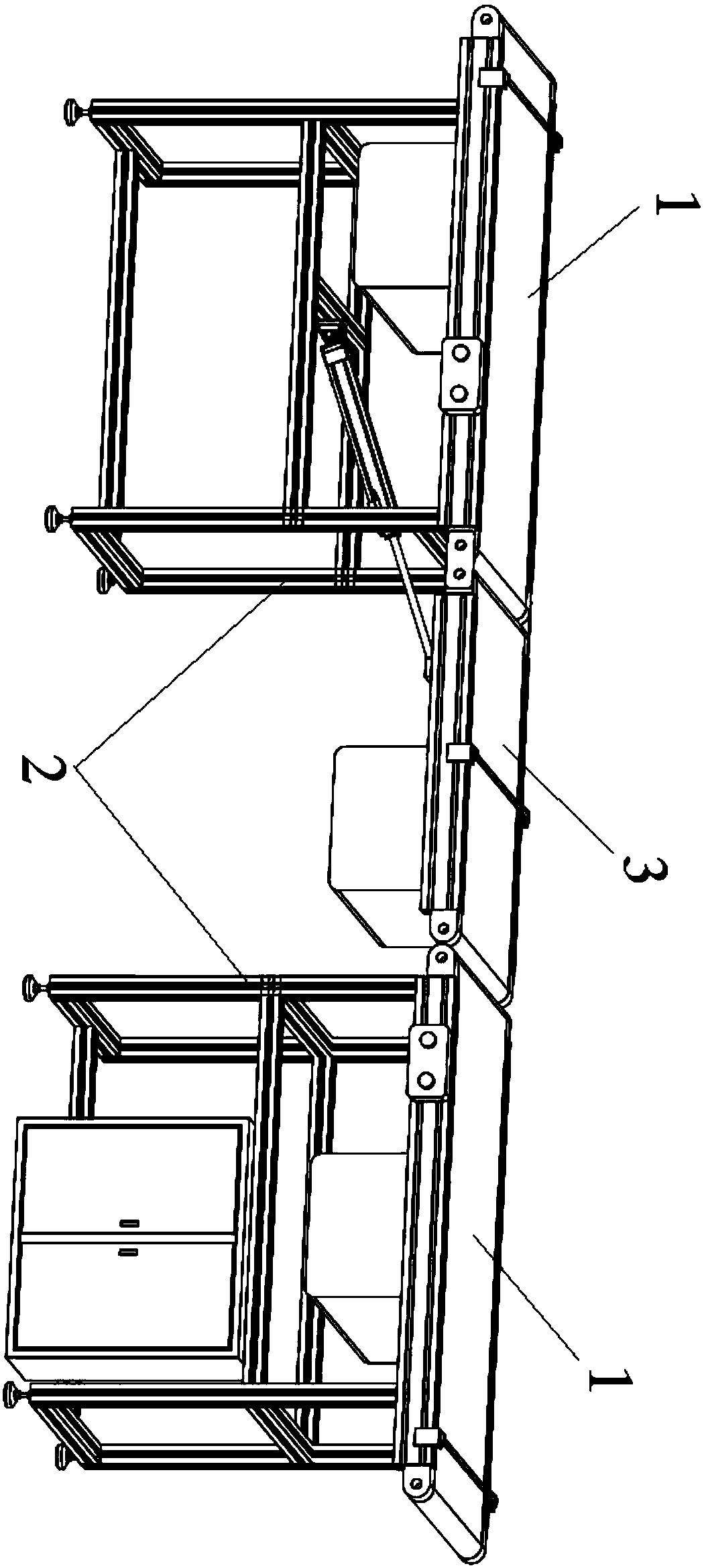 Belt conveying line