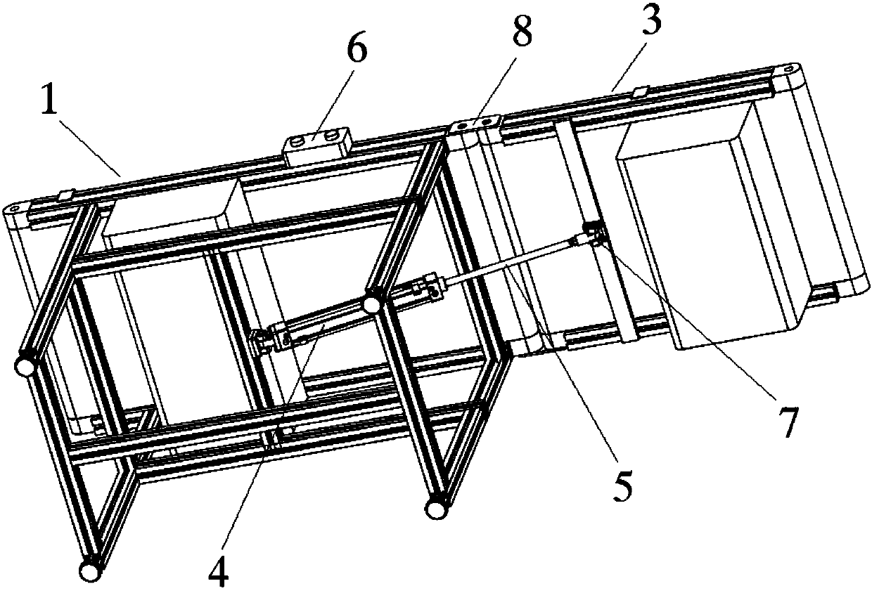 Belt conveying line