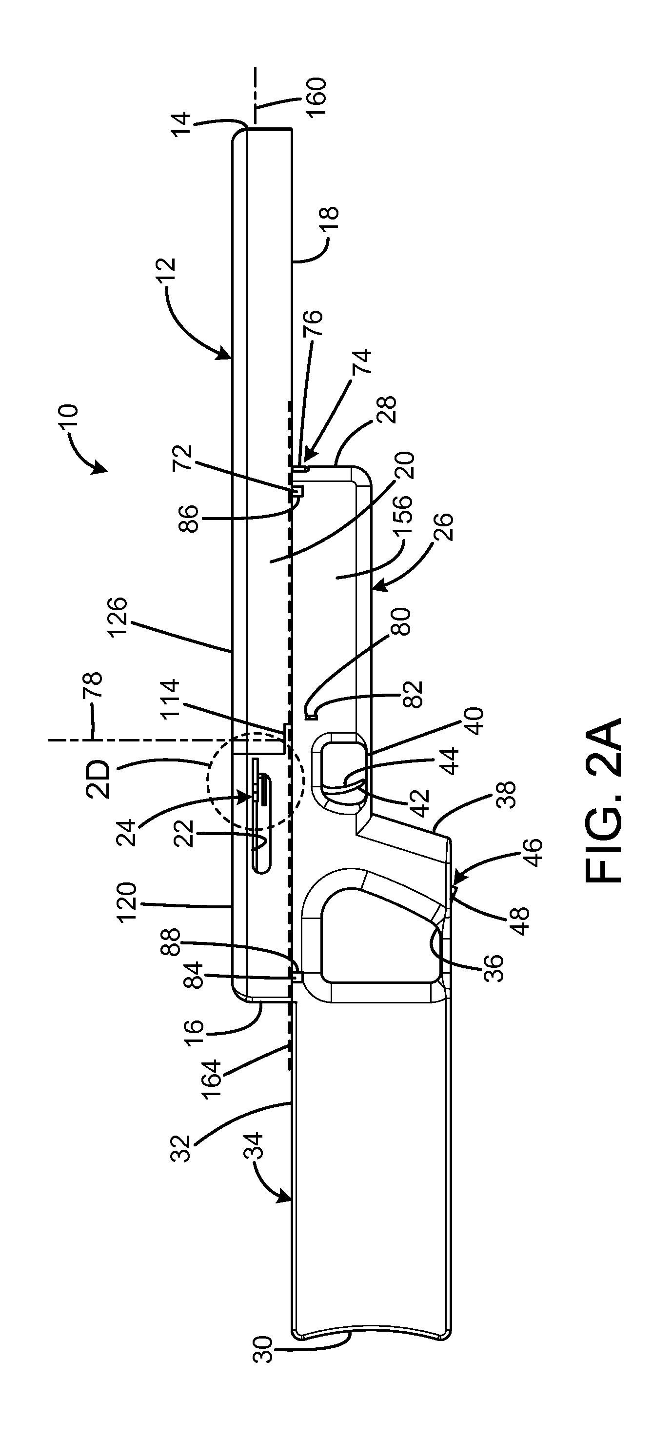 Folding firearm