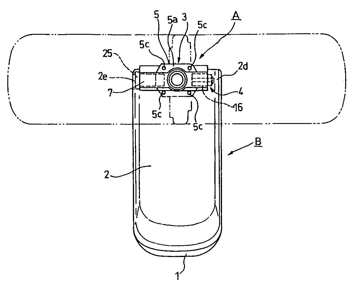 Hinge for portable terminal