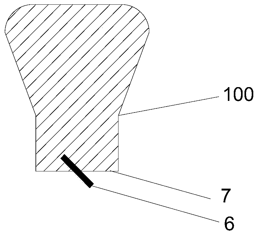 Steel fiber pull-out test piece pouring mold, pouring method and bond slip test method