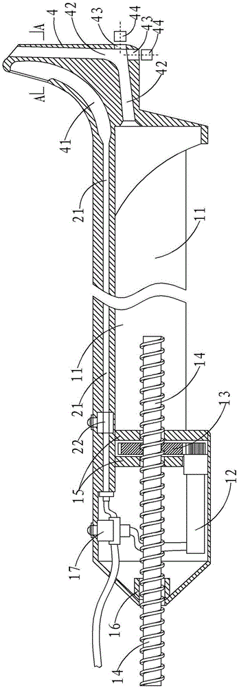 Purging sealing gun for seam of color plate