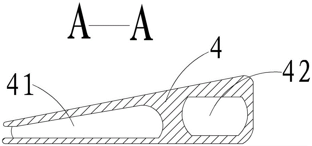 Purging sealing gun for seam of color plate