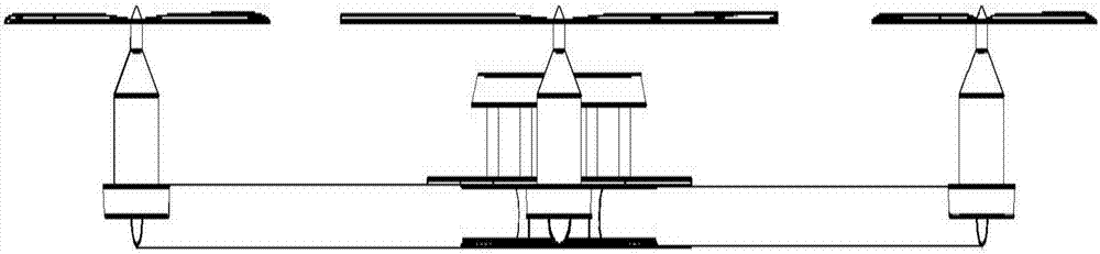 Unmanned aerial vehicle stable flight control method