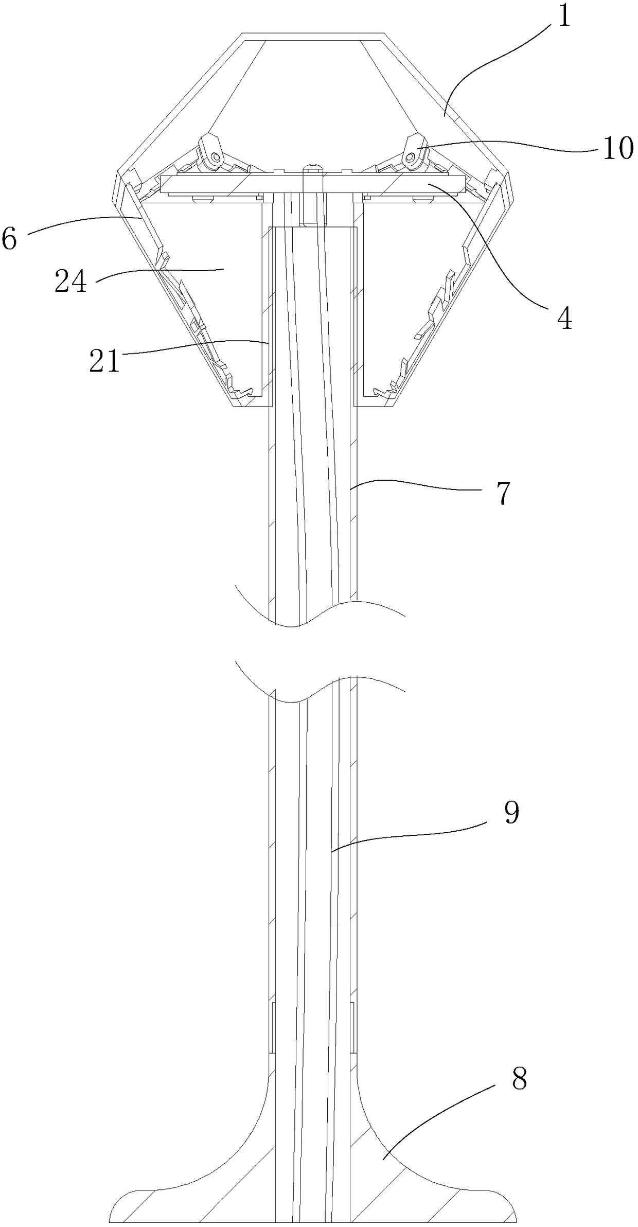 A led projection lamp