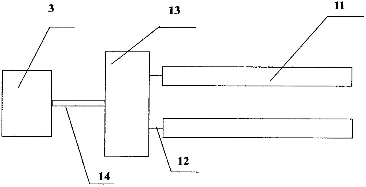 Mixed feeding device for extrusion and dehumidification of wood and plastics