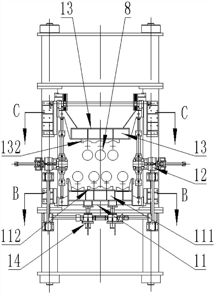 Efficient roll changing system of wide and thick plate straightener