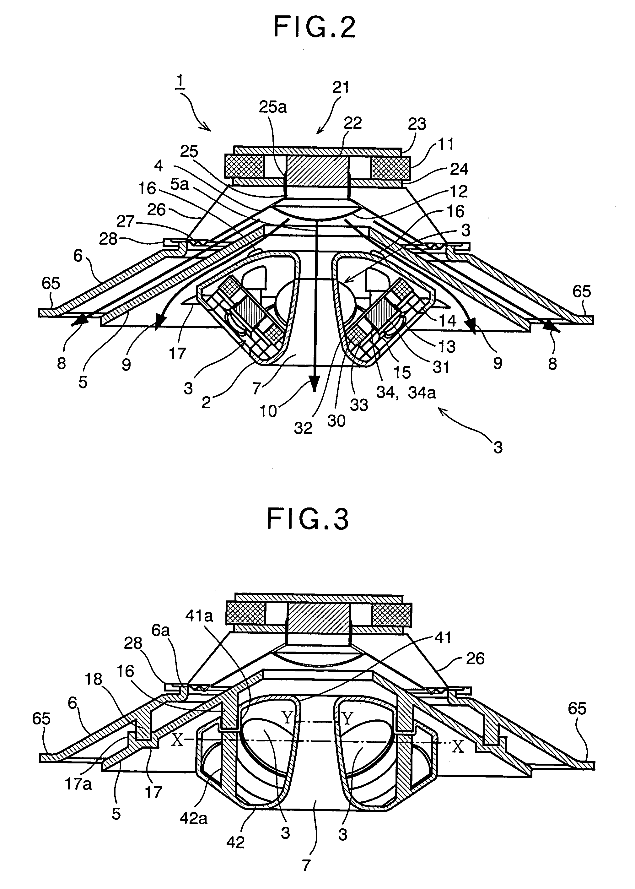 Speaker system with broad directivity