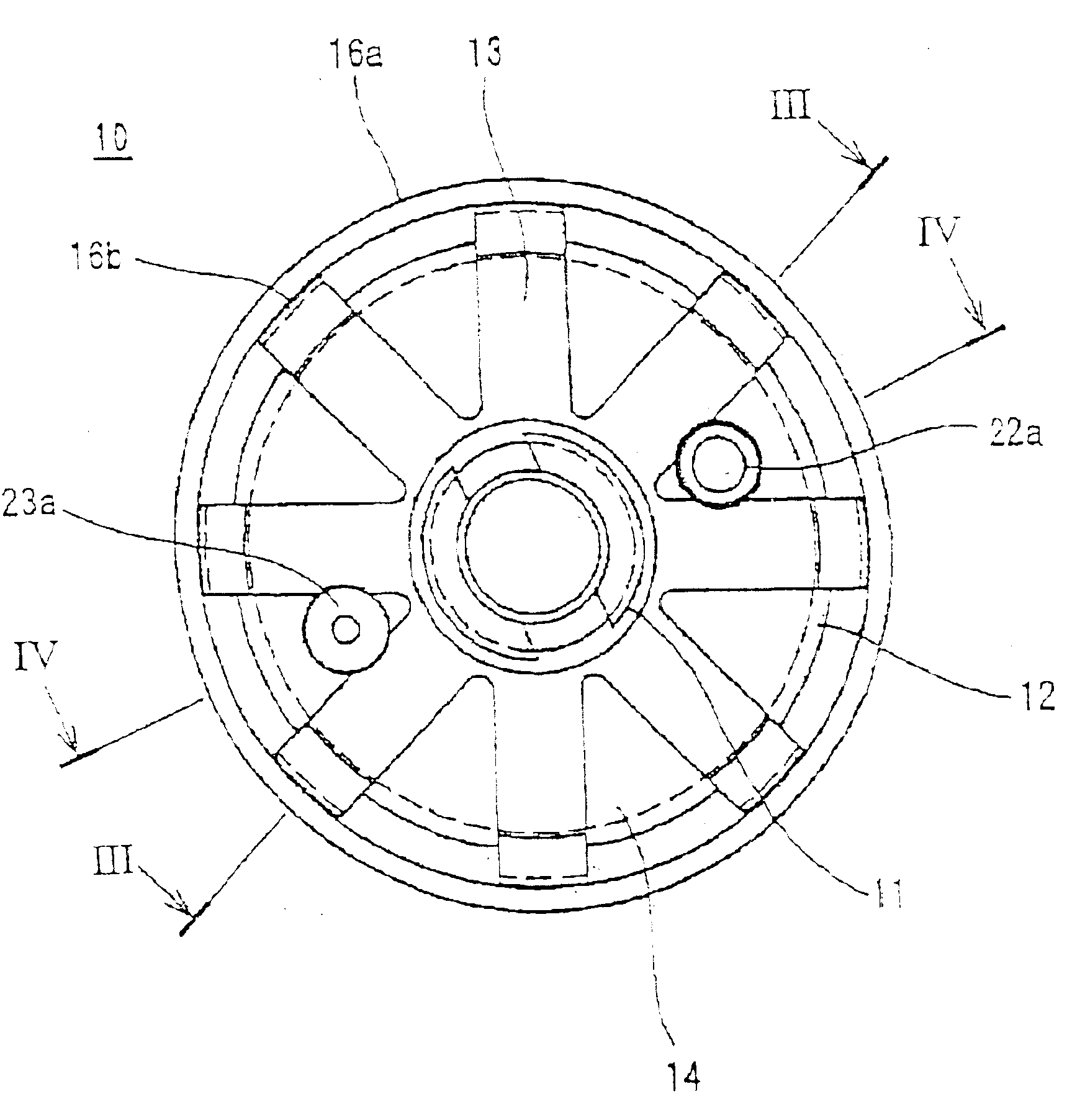 Grommet for a wire harness