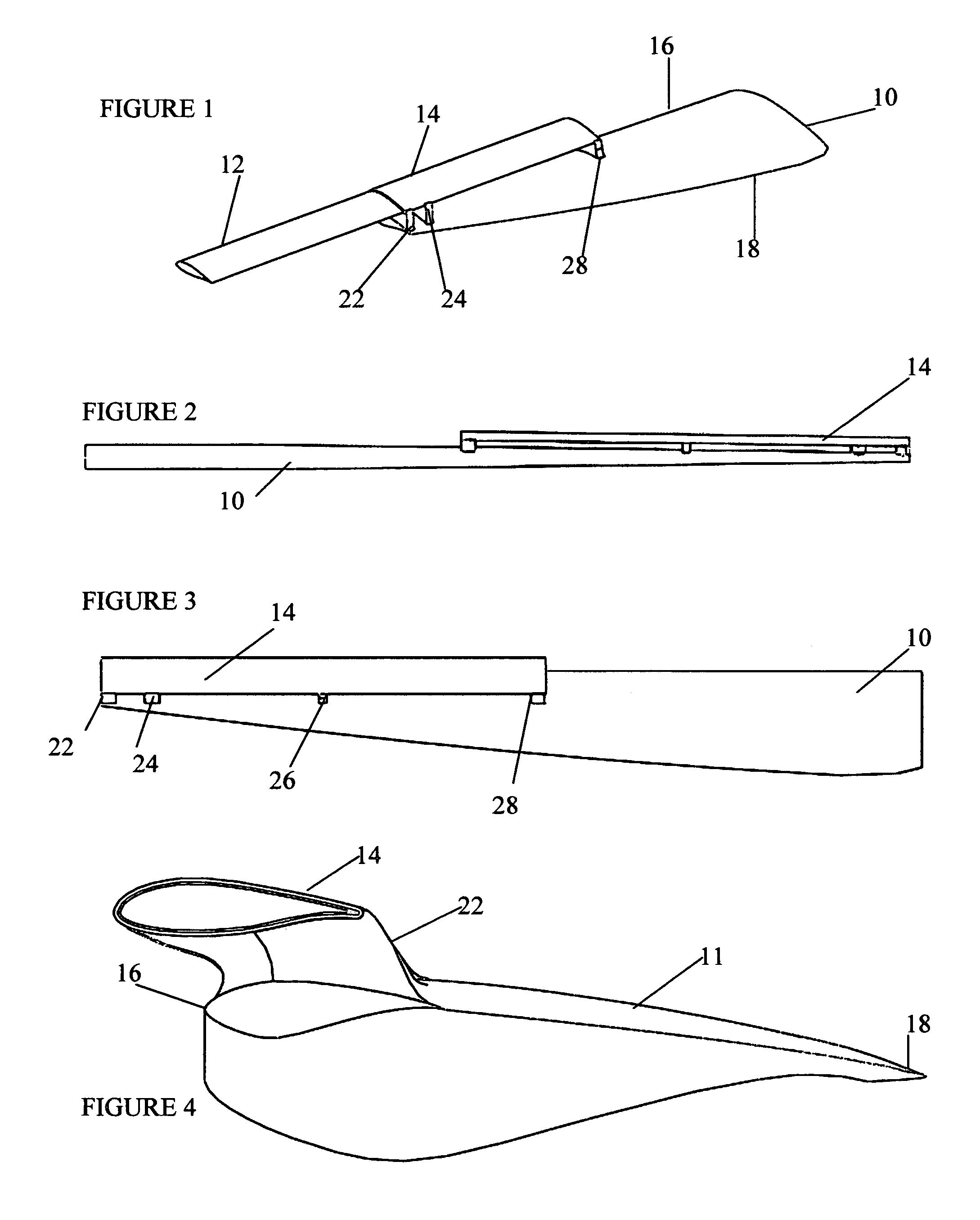 Extendable rotor blades for power generating wind and ocean current turbines within a module mounted atop a main blade