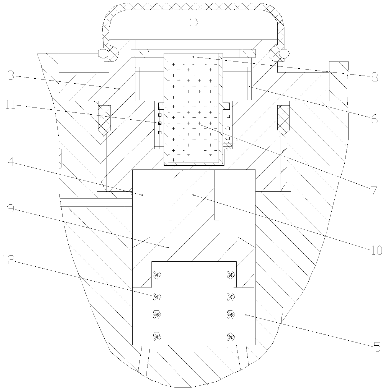 Lubricating oil filter for aeroengine