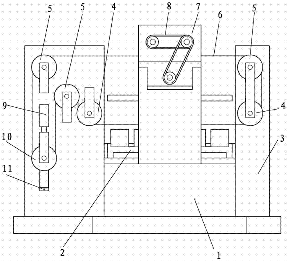 A Diamond Wire Cutting Machine with Completely Planar Wiring