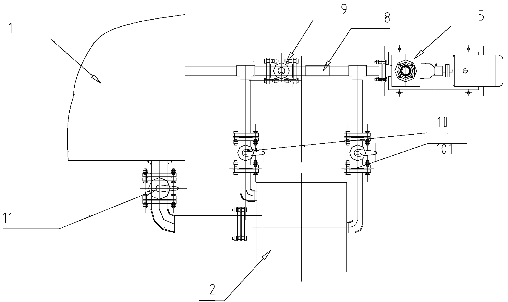 Method for filtering water of odor treatment spray water tank