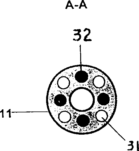 Boiling-water injection type probe-needle type thermal therapeutic instrument for local tumor treatment