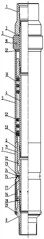 Unthrottled self-service deblocking two-layer fracturing string and fracturing method thereof